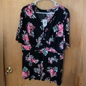 Torrid K Soft Rose Pedals Shirt